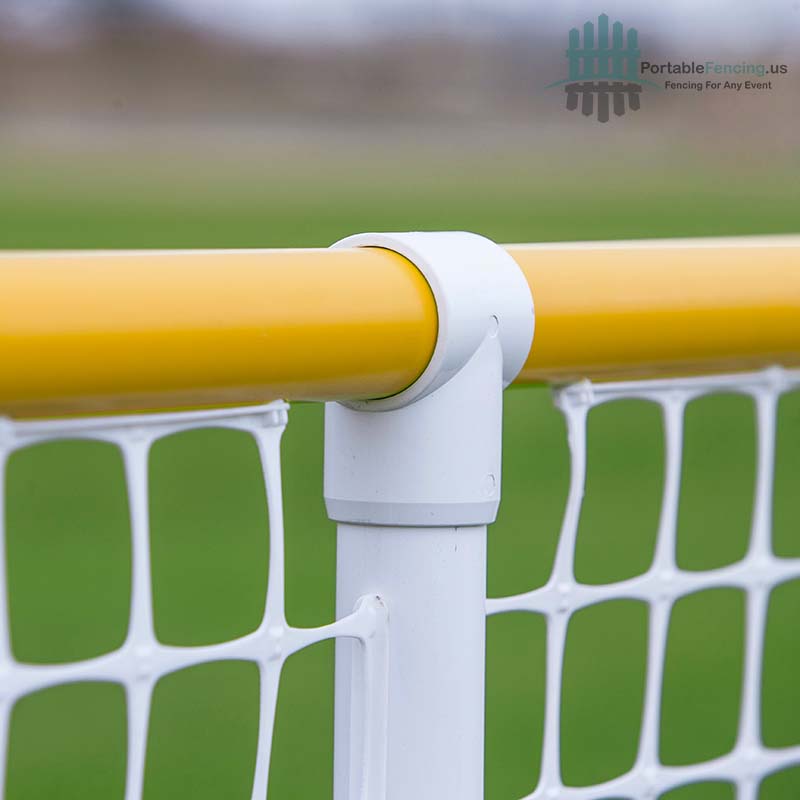 Sport Fence Top Rail Close Up